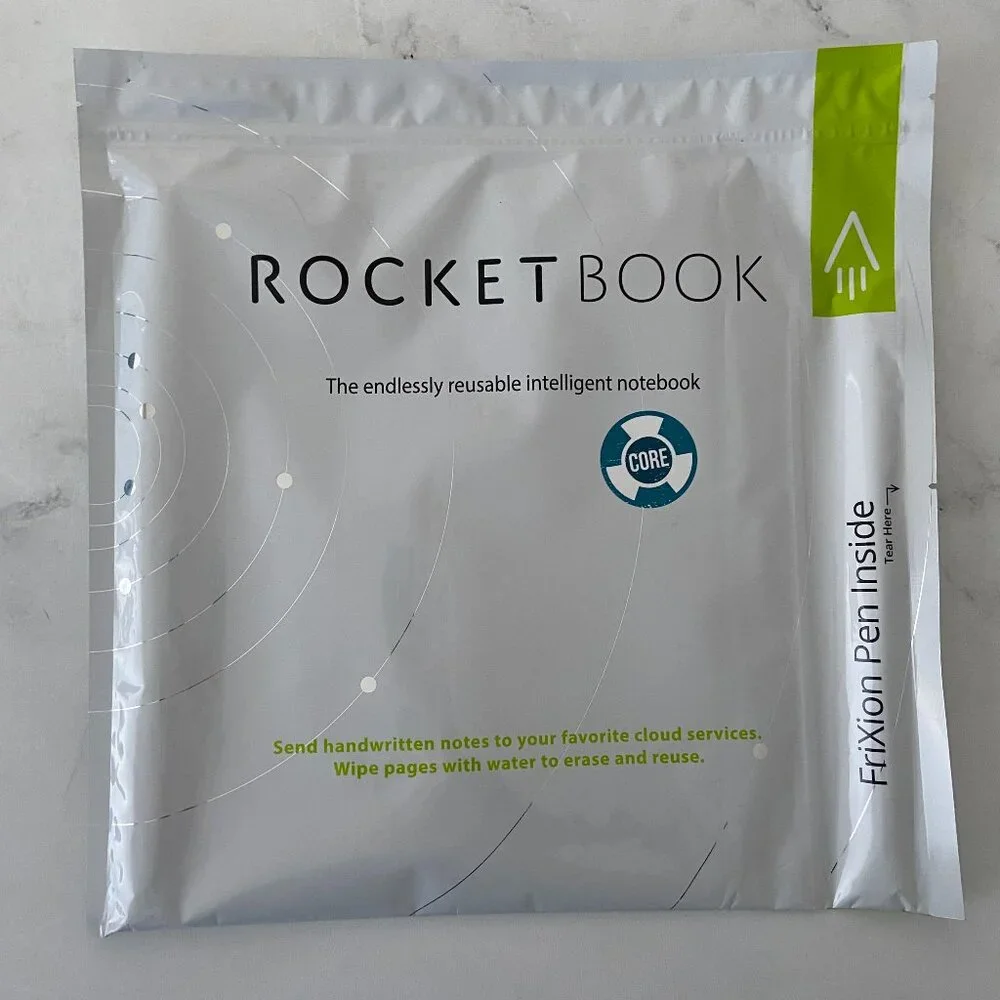 NEW Rocketbook Core Reusable Spiral Notebook, Letter Size 8.5x11, Teal